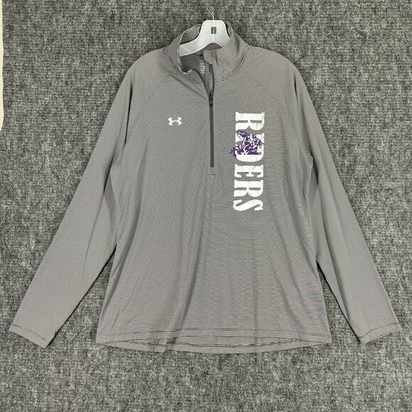Riders Team Shirt Women XL Under Armour Tech Heatgear Loose Equestrian Horseback - Picture 1 of 10